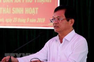 Политбюро ЦК КПВ приняло решение о наложении взыскания на секретаря парткома провинции Куангнгай Ле Вьет Чы